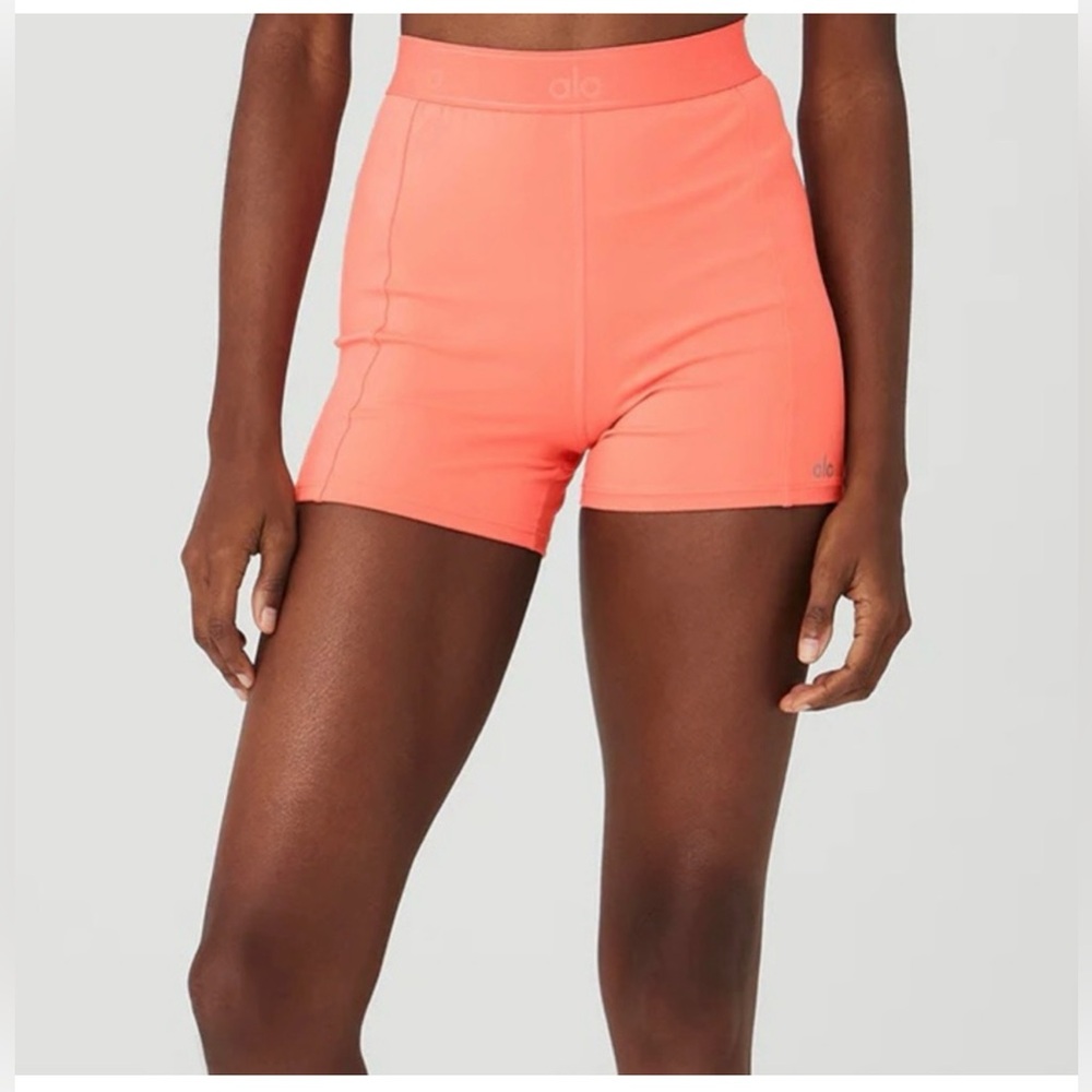 ALO Yoga Coral Athletic Shorts